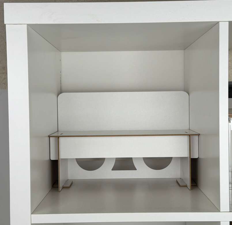 Book Riser Box Kallax Book Riser – tabs and slots